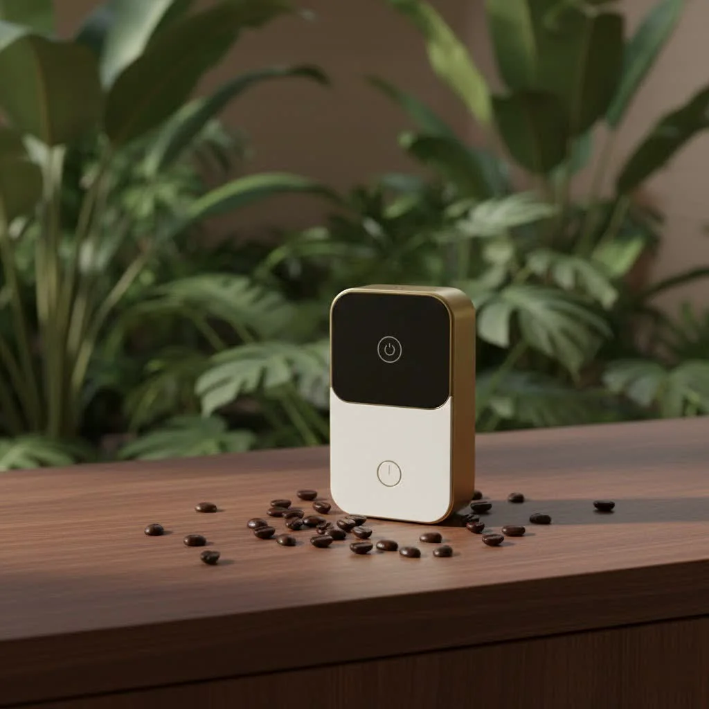 Commercial door smart lock on a modern office door