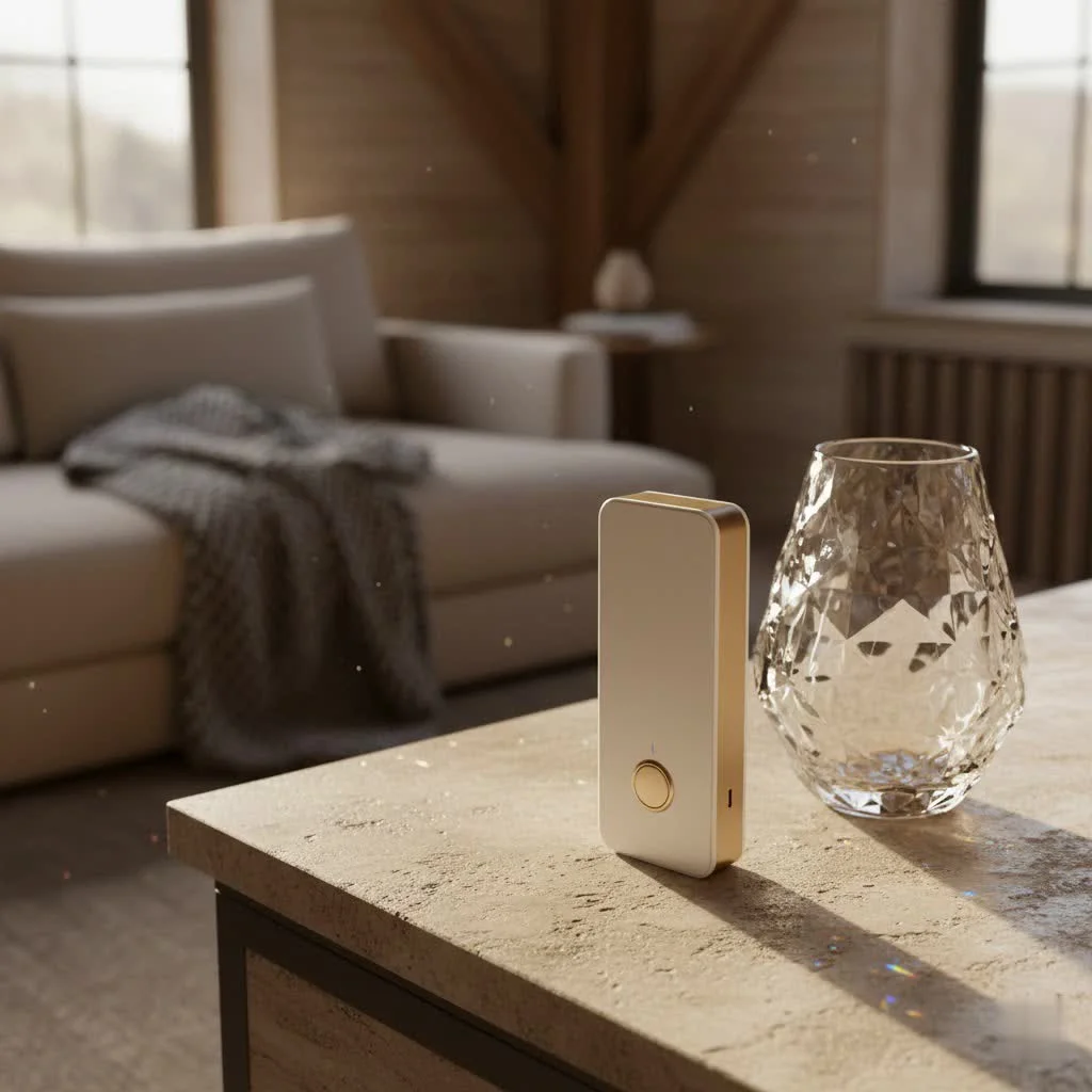 Vivint smart lock on a modern front door
